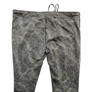 Nike Women's Dri-FIT Running‎ Tights Black White Abstract Pattern Leggings XS